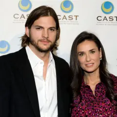 Demi Moore i Ashton Kutcher na evencie CAST.