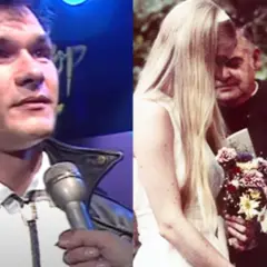 Patrick Swayze, który zmarł na raka trzustki, na zdjęciu z młodości i z ceremonii ślubnej.