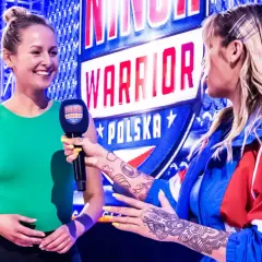 Milena Rostkowska z Galant TVN FAKTY rozmawia z uczestniczką Ninja Warrior Polska.