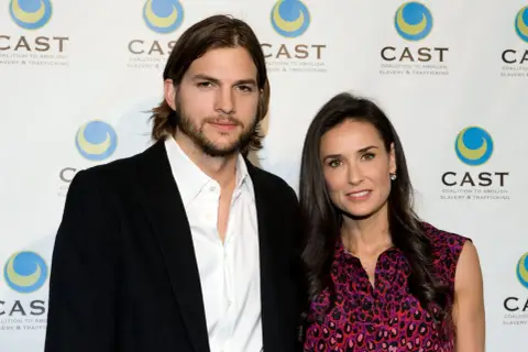 Demi Moore i Ashton Kutcher na evencie CAST.