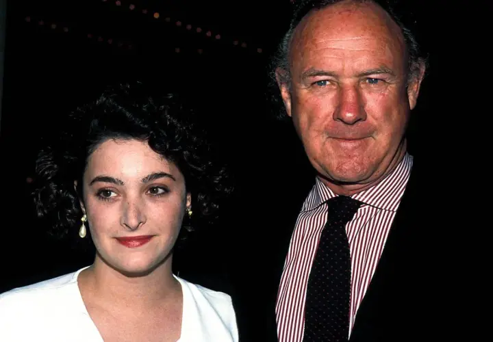 Gene Hackman z córką. Dumny ojciec i jego pociecha na wydarzeniu.
