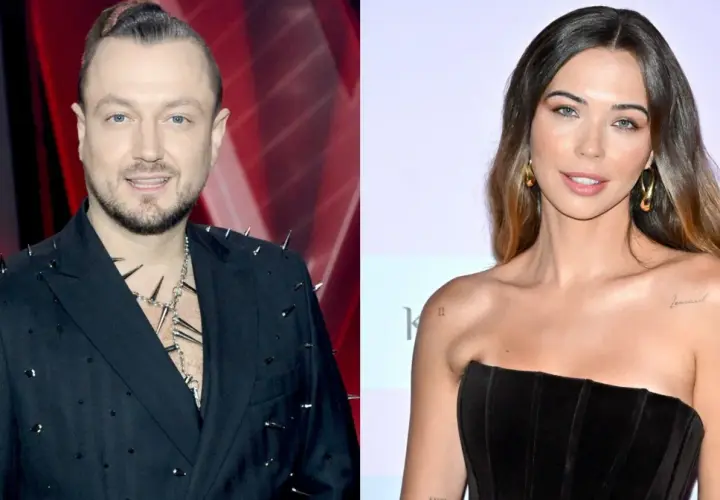 Baron w kolczastej marynarce i Kubicka w czarnej sukni.