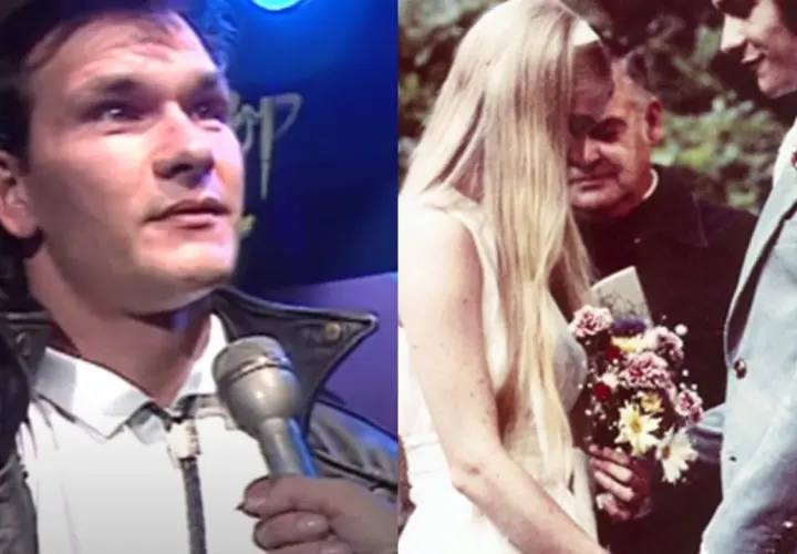 Patrick Swayze, który zmarł na raka trzustki, na zdjęciu z młodości i z ceremonii ślubnej.