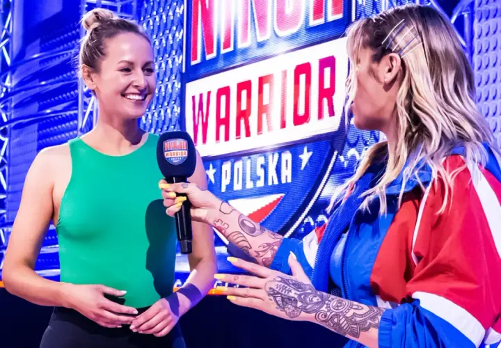 Milena Rostkowska z Galant TVN FAKTY rozmawia z uczestniczką Ninja Warrior Polska.