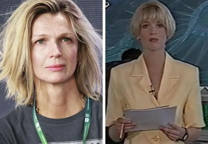 Magda Mołek: młoda prezenterka w żółtej marynarce i dojrzała kobieta z krótkimi blond włosami. Ile lat ma Magda Mołek?