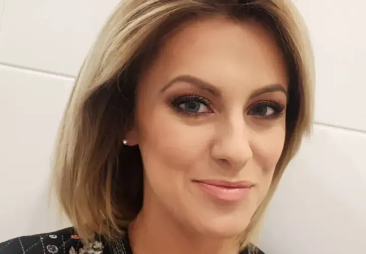 Justyna Kosela z TVN Fakty w eleganckiej stylizacji.