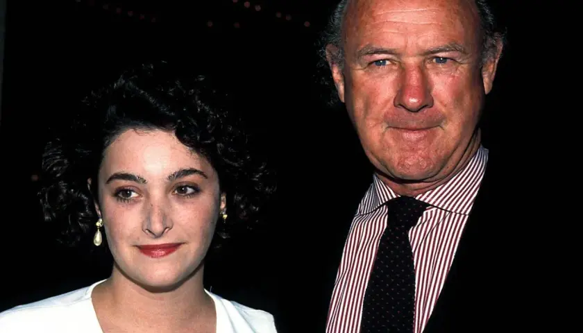Gene Hackman z córką. Dumny ojciec i jego pociecha na wydarzeniu.