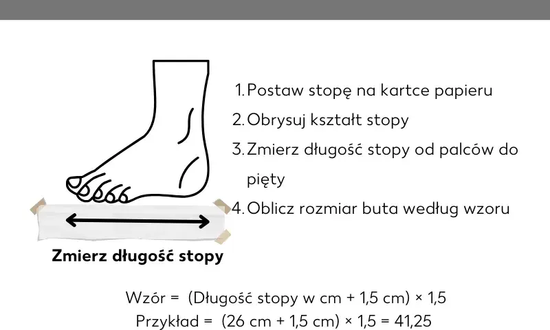 26 cm stopy? Sprawdź rozmiar buta damskiego - tabela i porady