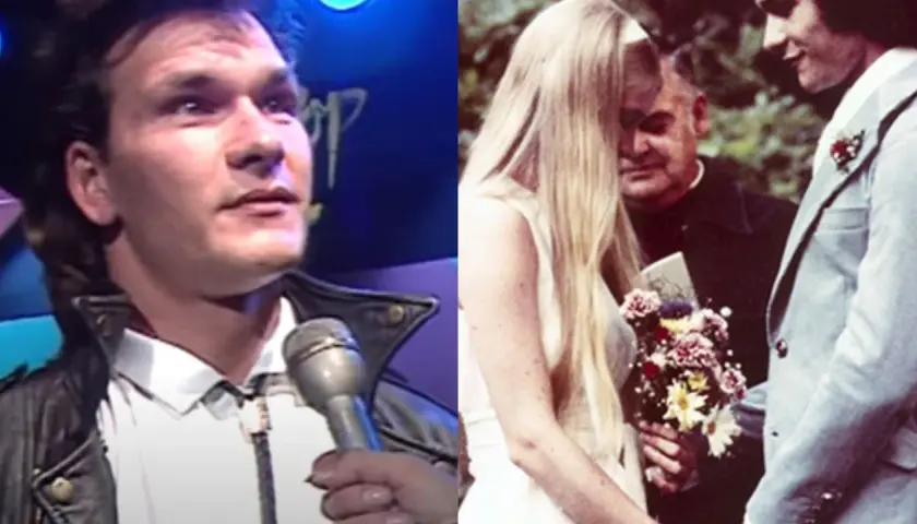 Patrick Swayze, który zmarł na raka trzustki, na zdjęciu z młodości i z ceremonii ślubnej.