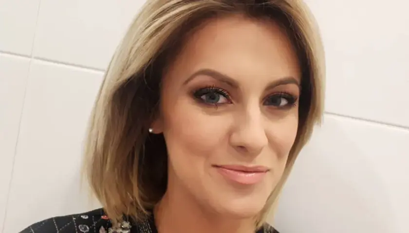 Justyna Kosela z TVN Fakty w eleganckiej stylizacji.