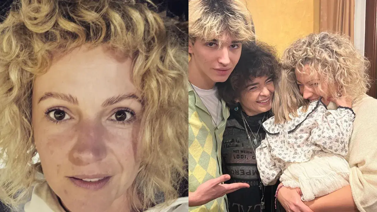 Dorota Szelągowska z dziećmi: uśmiechnięta mama z synem i córką, otoczona rodziną.