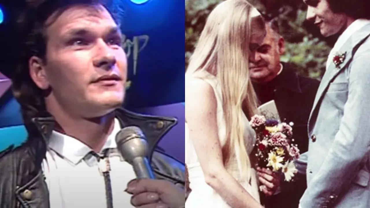 Patrick Swayze, który zmarł na raka trzustki, na zdjęciu z młodości i z ceremonii ślubnej.