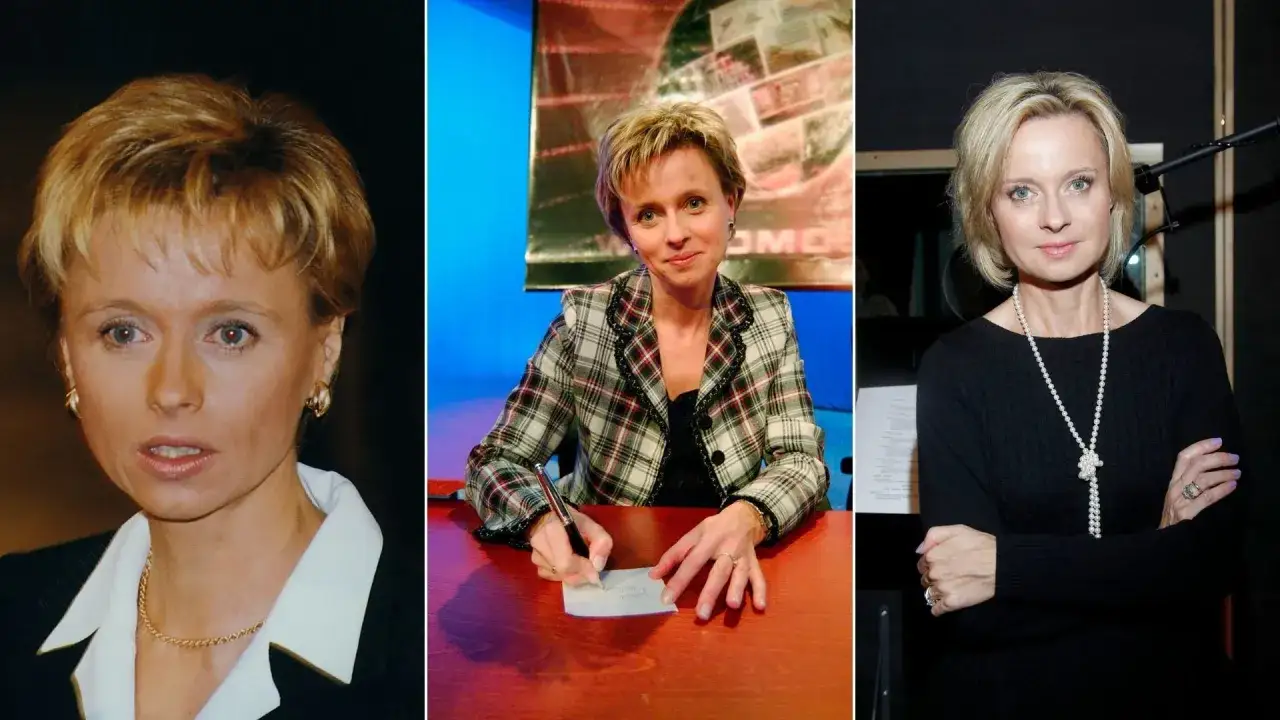 Jolanta Pieńkowska w trzech odsłonach. Spekulacje o jej operacje plastyczne krążą od lat, ale dziennikarka zawsze zaprzecza.