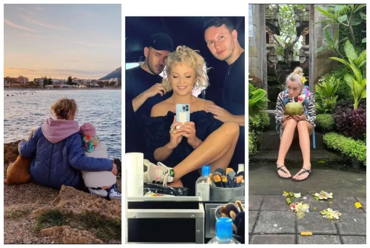 Dorota Szelągowska z dziećmi nad morzem, podczas sesji zdjęciowej i na Bali.