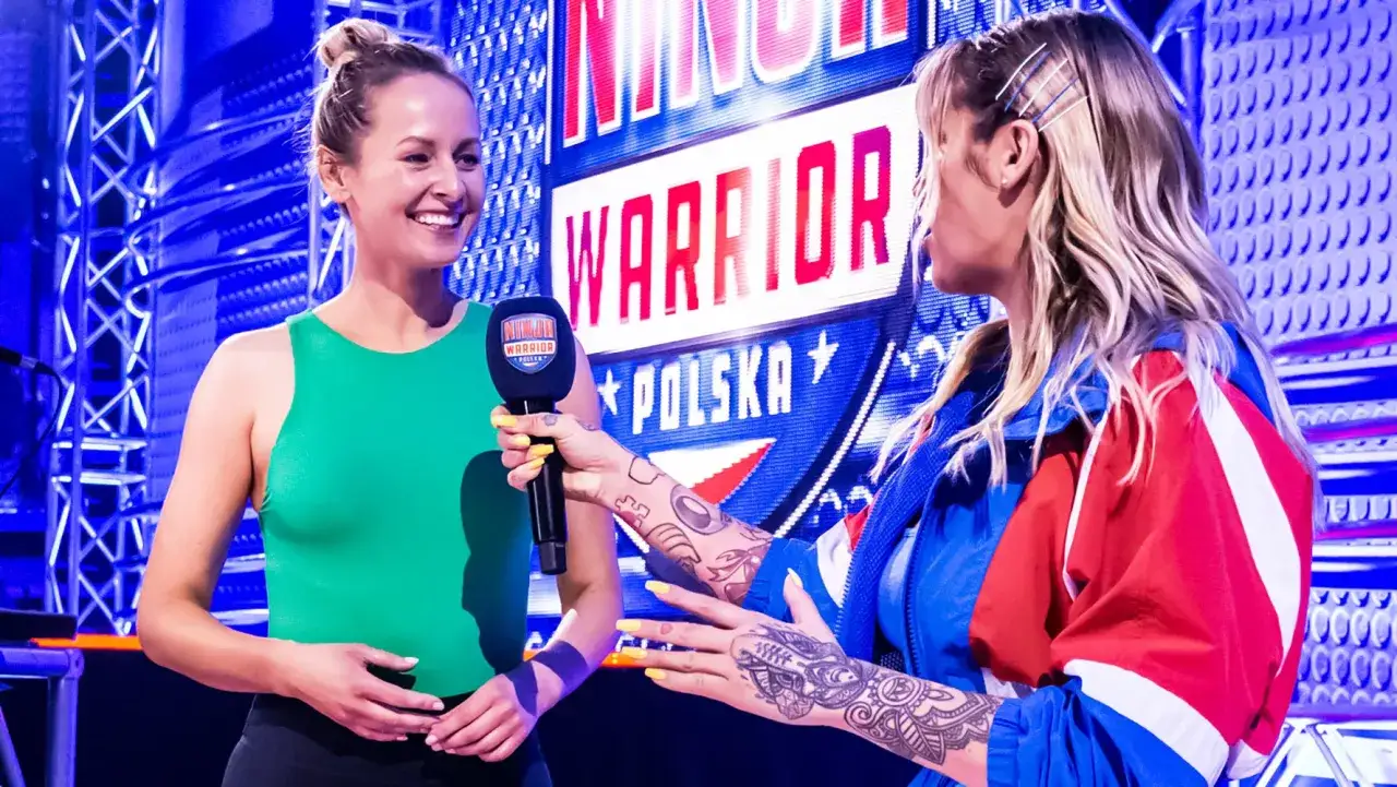 Milena Rostkowska z Galant TVN FAKTY rozmawia z uczestniczką Ninja Warrior Polska.